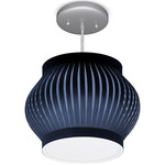 Vibe Pendant - Brushed Nickel / Navy