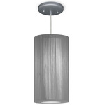 Ramona Pendant - Brushed Nickel / Grey