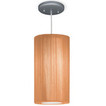 Ramona Pendant - Brushed Nickel / Coffee
