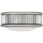 Ritz Flush Mount - Polished Nickel / Milk