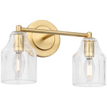 Augusta Bathroom Vanity Light - Gild / Clear Handcut