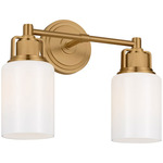 Ashford Bathroom Vanity Light - Burnished Brass / Milk