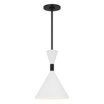 Bodhi Pendant - Midnight Black / White