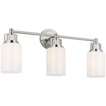 Ashford Bathroom Vanity Light - Polished Nickel / Milk