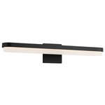 Ismay Bathroom Vanity Light - Midnight Black / White