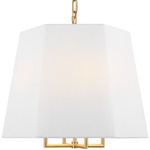 Lille Pendant - Gild / Faux Raw Silk