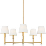 Greard Chandelier - Gild / White Linen