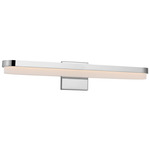 Ismay Bathroom Vanity Light - Chrome / White