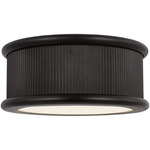 Ritz Ceiling Light - Aged Iron / White Glass