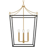 Carlyle Pendant - Midnight Black / Burnished Brass