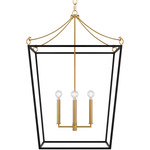 Carlyle Pendant - Midnight Black / Burnished Brass