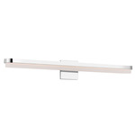 Ismay Bathroom Vanity Light - Chrome / White