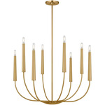 Lois Chandelier - Burnished Brass
