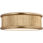 Ritz Ceiling Light - Gild / White Glass