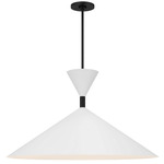 Bodhi Pendant - Midnight Black / White