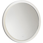 Chopin Round LED Illuminated Mirror - Polished Nickel / Mirror