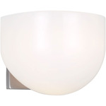 Cheverny Wall Sconce - Polished Nickel / Milk