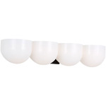 Cheverny Bathroom Vanity Light - Aged Iron / Milk