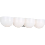 Cheverny Bathroom Vanity Light - Polished Nickel / Milk