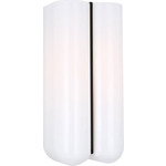 Cheverny Double Wall Sconce - Aged Iron / Milk