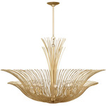 Dorelle Chandelier - Gild