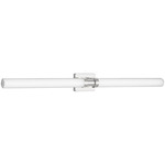 Kiel Bathroom Vanity Light - Chrome / Arctic