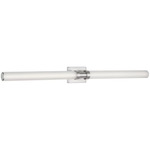 Kiel Bathroom Vanity Light - Brushed Nickel / Arctic