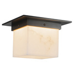 Mineral Square Ceiling Light - Urban Bronze / Alabaster