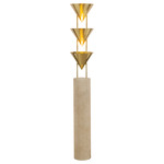 Versus Floor Lamp - Patina Brass