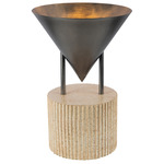 Versus Table Lamp - Aged Steel