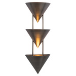 Versus Triple Wall Light - Aged Steel