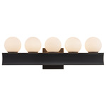 Sinclair Large Bathroom Vanity Light - Urban Bronze / Opal