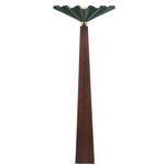 Furrow Floor Lamp - Pine Green / Opal