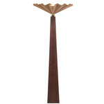Furrow Floor Lamp - Peach / Opal