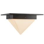 Mineral Pyramid Ceiling Light - Urban Bronze / Opal