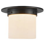 Mineral Round Ceiling Light - Urban Bronze / Alabaster