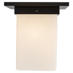 Mineral Square Ceiling Light - Urban Bronze / Opal