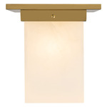 Mineral Square Ceiling Light - Patina Brass / Alabaster