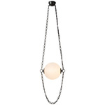 Petra Pendant - Urban Bronze / Cloudy Glass