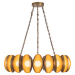 Cortez Chandelier - Vintage Brass