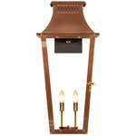 East Bay Wall Light - Antique Copper / Clear