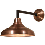 Key Largo Wall Sconce w/Straight Arm - Antique Copper