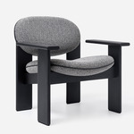 Archipen Lounge Chair - Black Stained Ash / Savanna 152