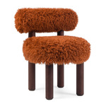 Gropius CS2 Fluffy Chair - Brown Stained Ash / Mordore