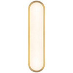 Evelyn Wall Sconce - Brushed Gold / Alabaster