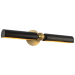 Cole Picture Light - Brushed Gold / Black