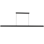 Dottie Linear Pendant - Matte Black / Frosted