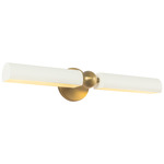 Cole Picture Light - Brushed Gold / White