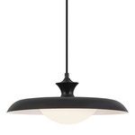 Minori Pendant - Matte Black / Opal