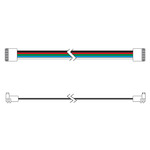 B90 90 Degree Dual Ended Connector - Black